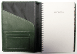 Green Classic Weekly Planner System with Address Book