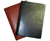 5 x 8 Black and British Tan Classic Leather Weekly Planners