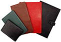 Black, Red, Green and British Tan leather calendar covers in several sizes